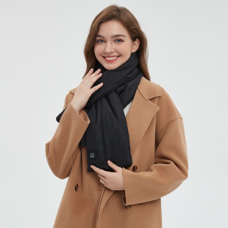 Rechargeable Thickened Heated Scarf Pink