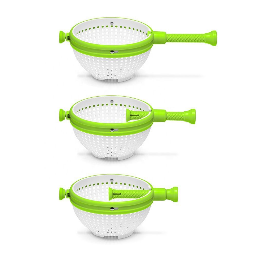 Rotating draining basket-Green