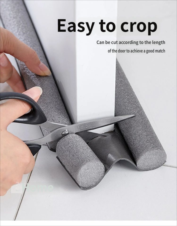 Door gap and bottom sealing strip-Gray