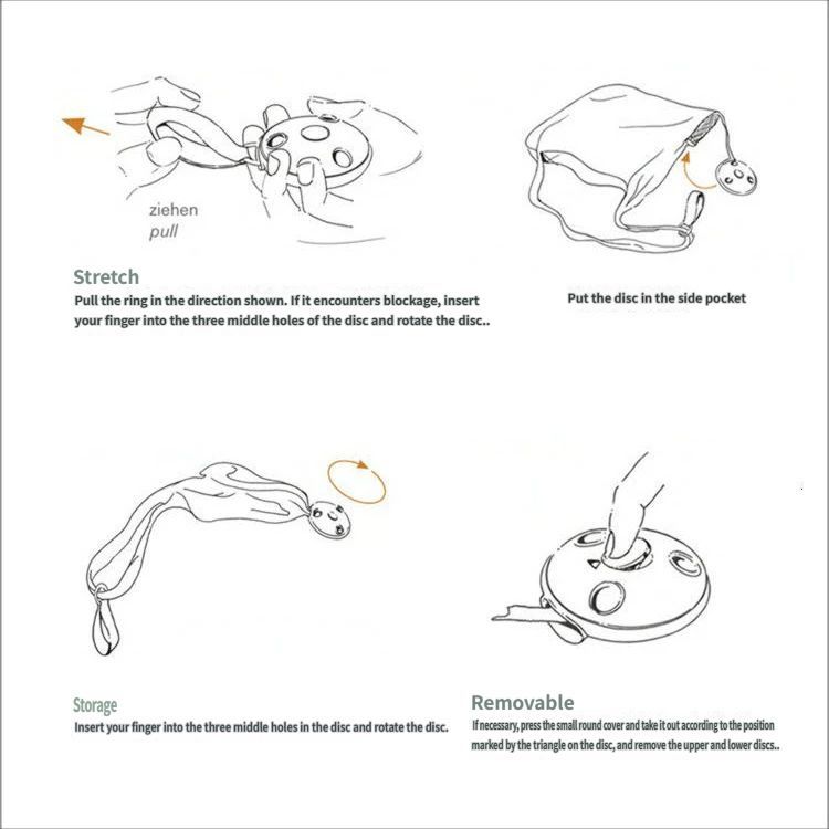 Portable folding shopping bag-Blue