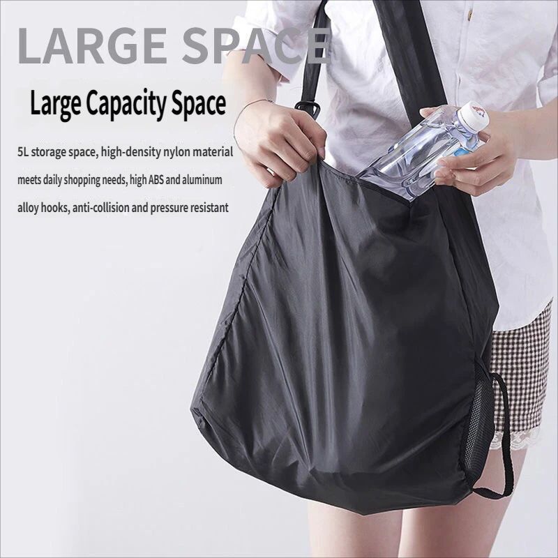 Portable folding shopping bag-Red