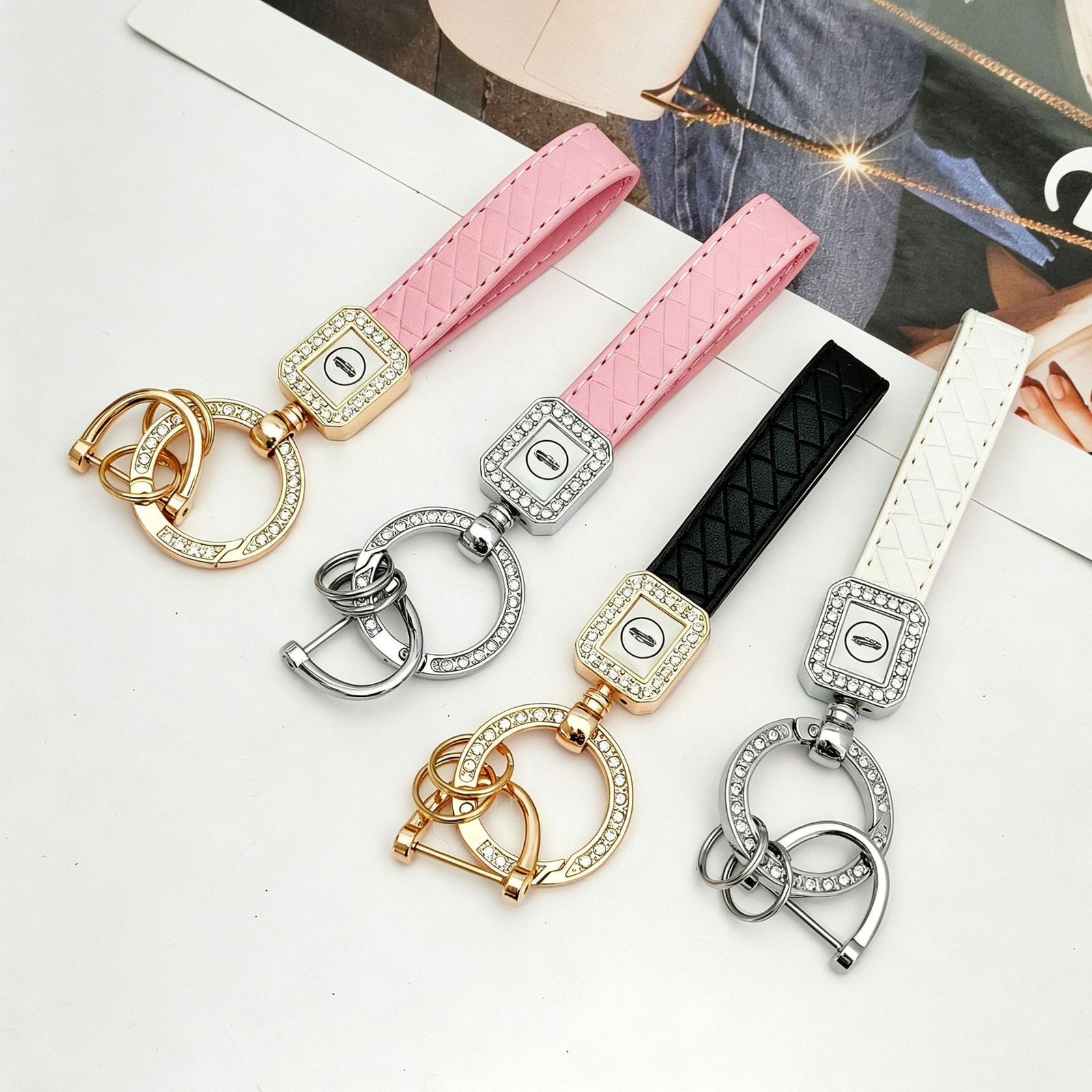 Silver Hardware Pink 25 Pack