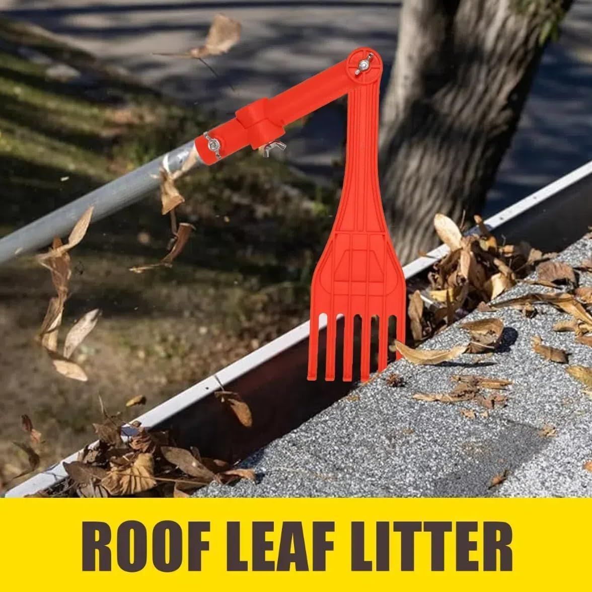 Tools for cleaning fallen leaves-Rod