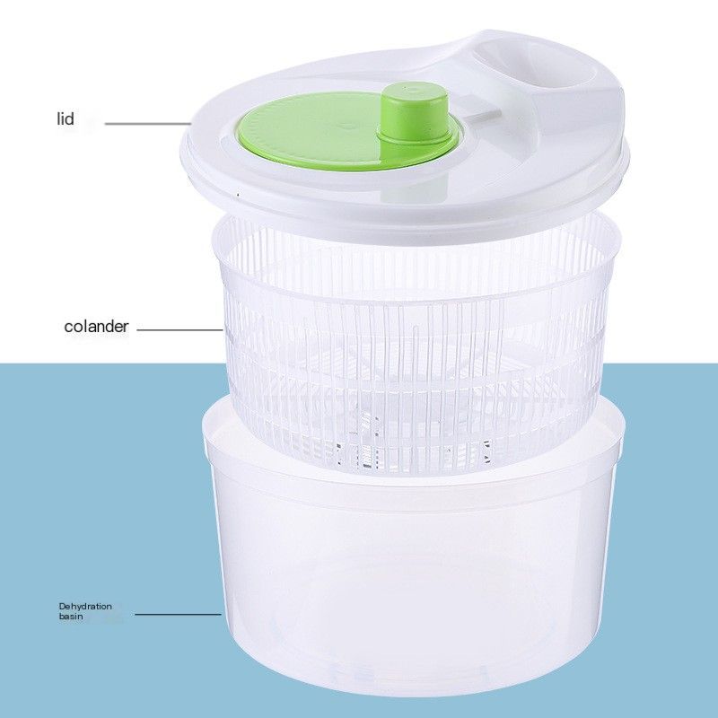 Vegetable washing basket-Green 2in1 with Julienne and Slicing Function