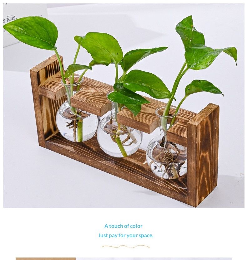 HydroponicWoodenFramewithSnap-On-DiamondDoubleBottle