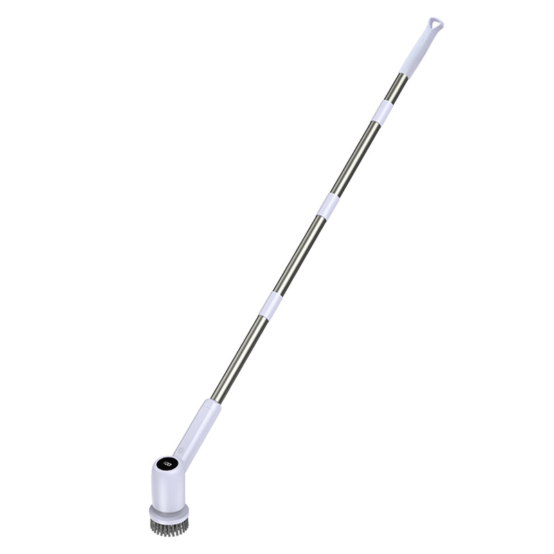 Electric Spin Scrubber Power Shower Cleaning Brush with Extendable Handle & 8 Brush Heads for Bathtub Tile Grout Kitchen Window and Floor