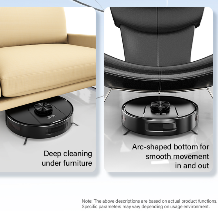 Smart LDS Navigation Robot Vacuum and Mop with Self-Emptying Dock 3500Pa Max Self-Charging Compatible with Alexa & Google Home