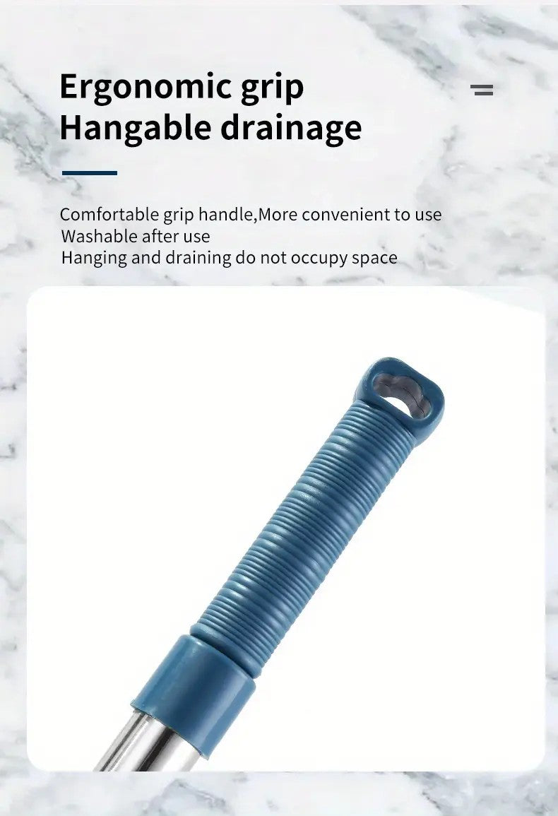 (navy blue)Household Cleaning Duster / Static Duster / Dust Sweeper / Telescopic & Non-Shedding / Washable & Bendable / High-Reach Cleaning Tool / Cleaning Tools & Supplies