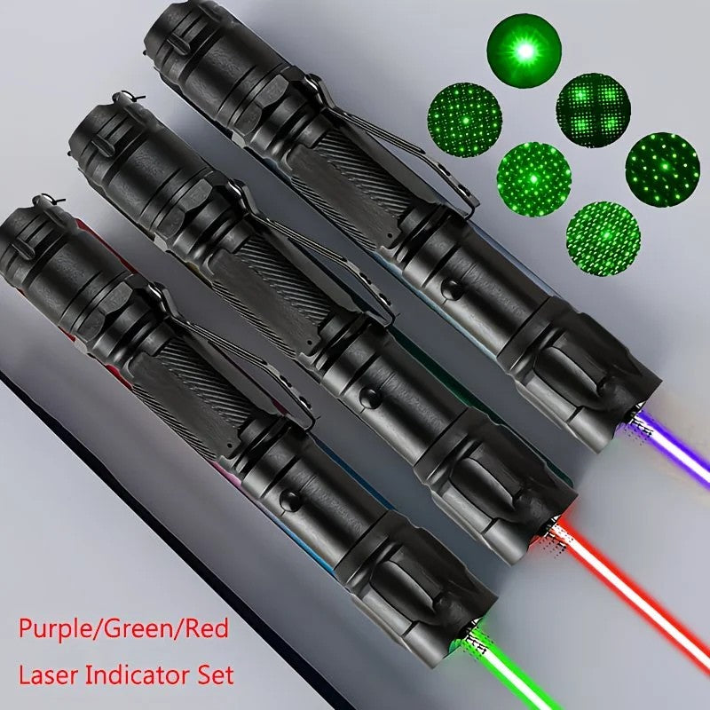 1 piece Red High-Power Red Laser Pointer, Laser Pointer for Indoor Meetings, Tactical Laser Flashlight for Outdoor Camping and Hiking