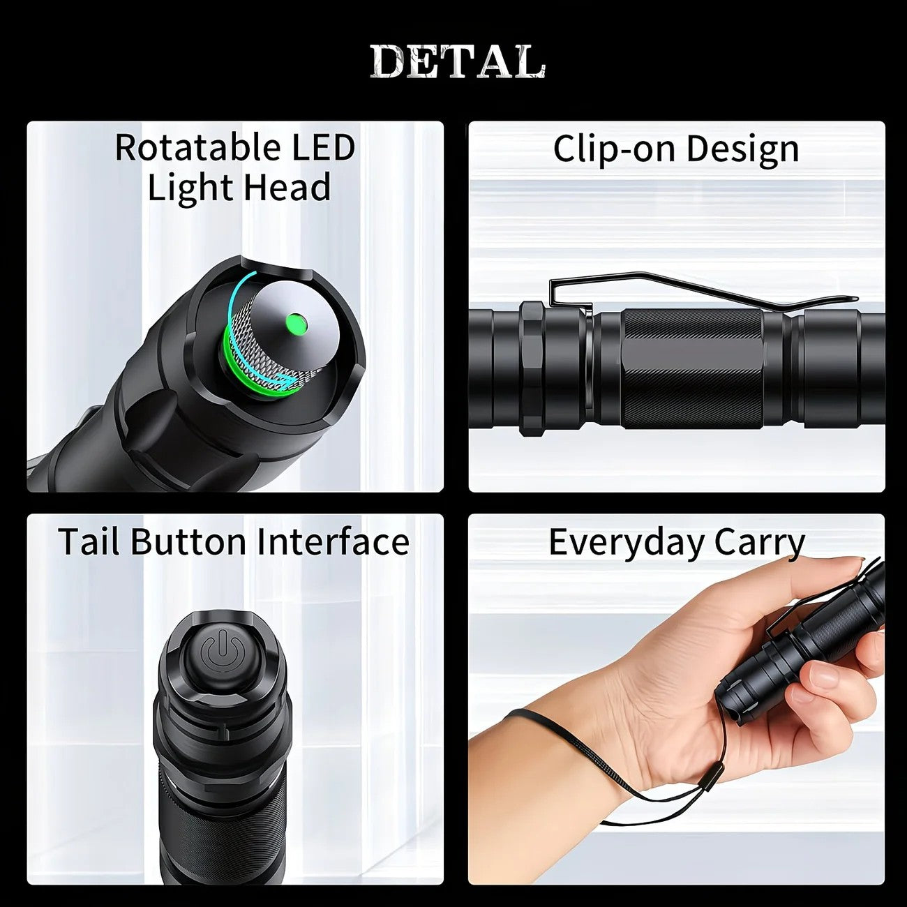1 piece Green High-Power Green Laser Pointer, Laser Pointer for Indoor Meetings, Tactical Laser Flashlight for Outdoor Camping and Hiking