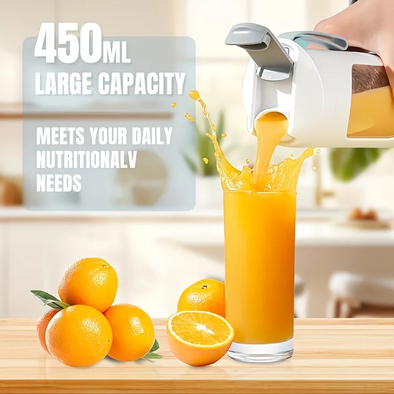 (Green)Portable USB Charging Blender & Juicer - Easy to Clean, Suitable for Fruit and Vegetable Drinks, Smoothies - Capacity Ranging from 10.14 oz to 16.91 oz