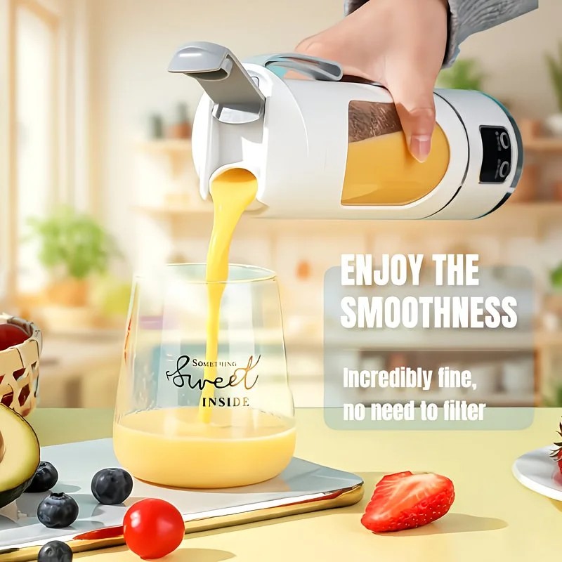 (Green)Portable USB Charging Blender & Juicer - Easy to Clean, Suitable for Fruit and Vegetable Drinks, Smoothies - Capacity Ranging from 10.14 oz to 16.91 oz
