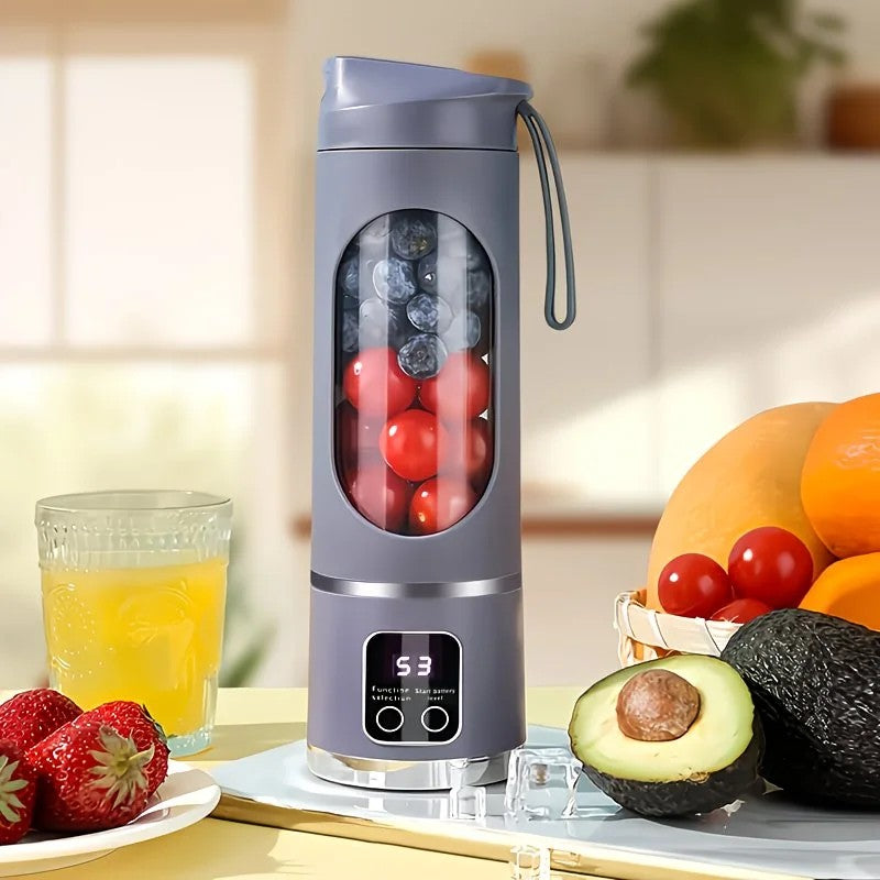 (Green)Portable USB Charging Blender & Juicer - Easy to Clean, Suitable for Fruit and Vegetable Drinks, Smoothies - Capacity Ranging from 10.14 oz to 16.91 oz