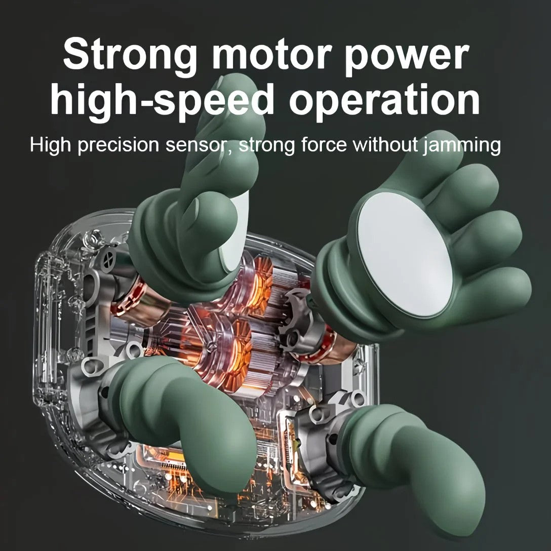 USB Heated Neck, Shoulder, and Back Massager – 6D Simulated Human-Hand Deep Kneading Technology, Multi-Part Massage for Neck, Shoulders, Back, and Legs, Relieving Office Fatigue and Muscle Tension Caused by Prolonged Sitting