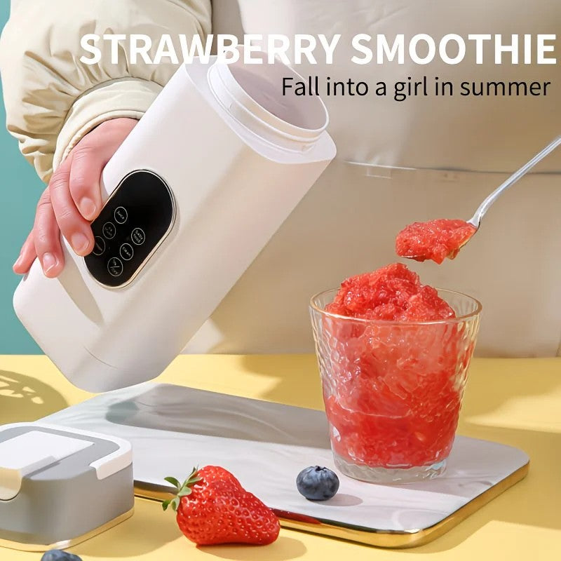 Portable Wireless Fresh Juice Maker: Freshness in a Cup, Anywhere, Anytime. BLACK