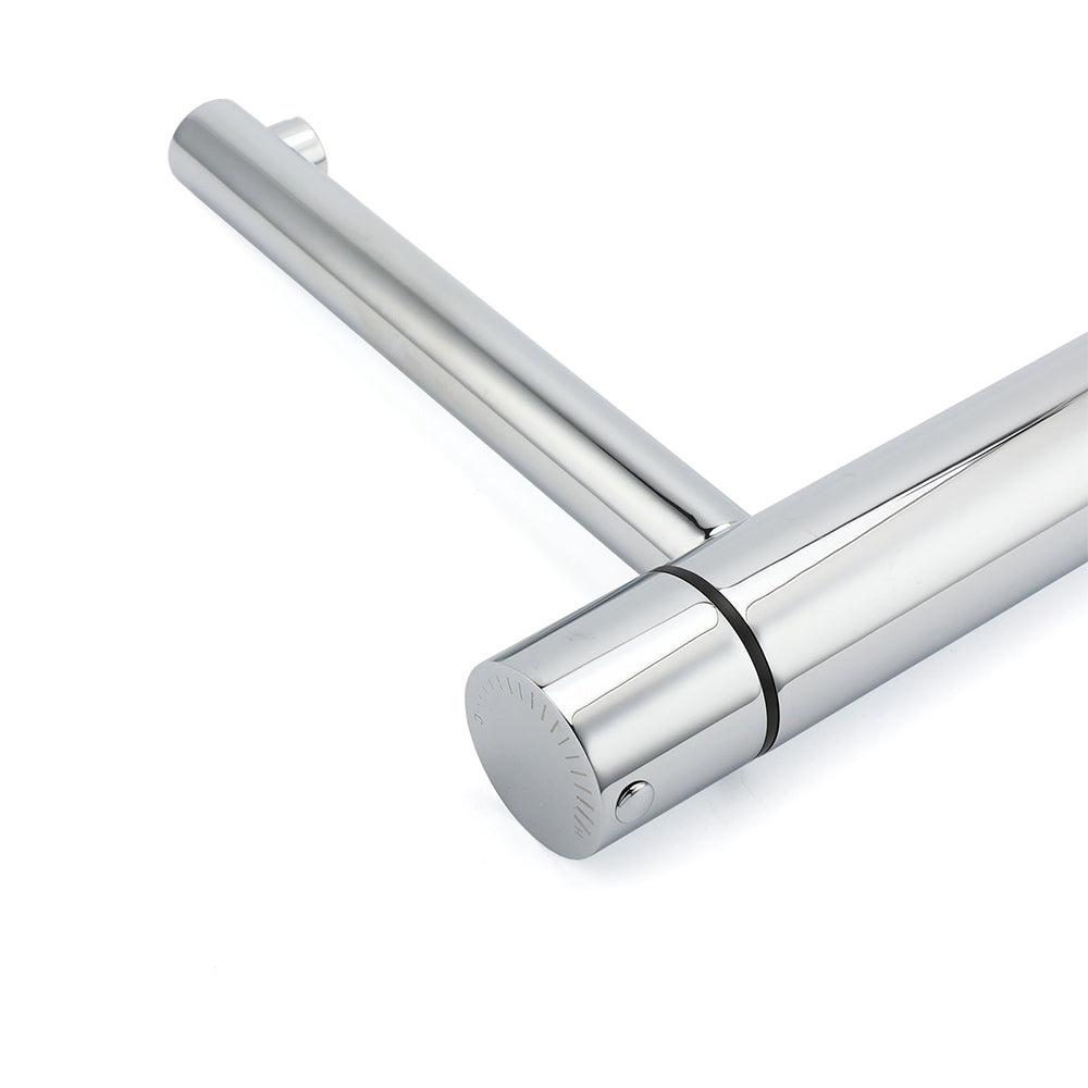 WELS 6L/min Tall Basin Mixer Vanity Sink Bubble Faucet Tap Laundry Chrome Round