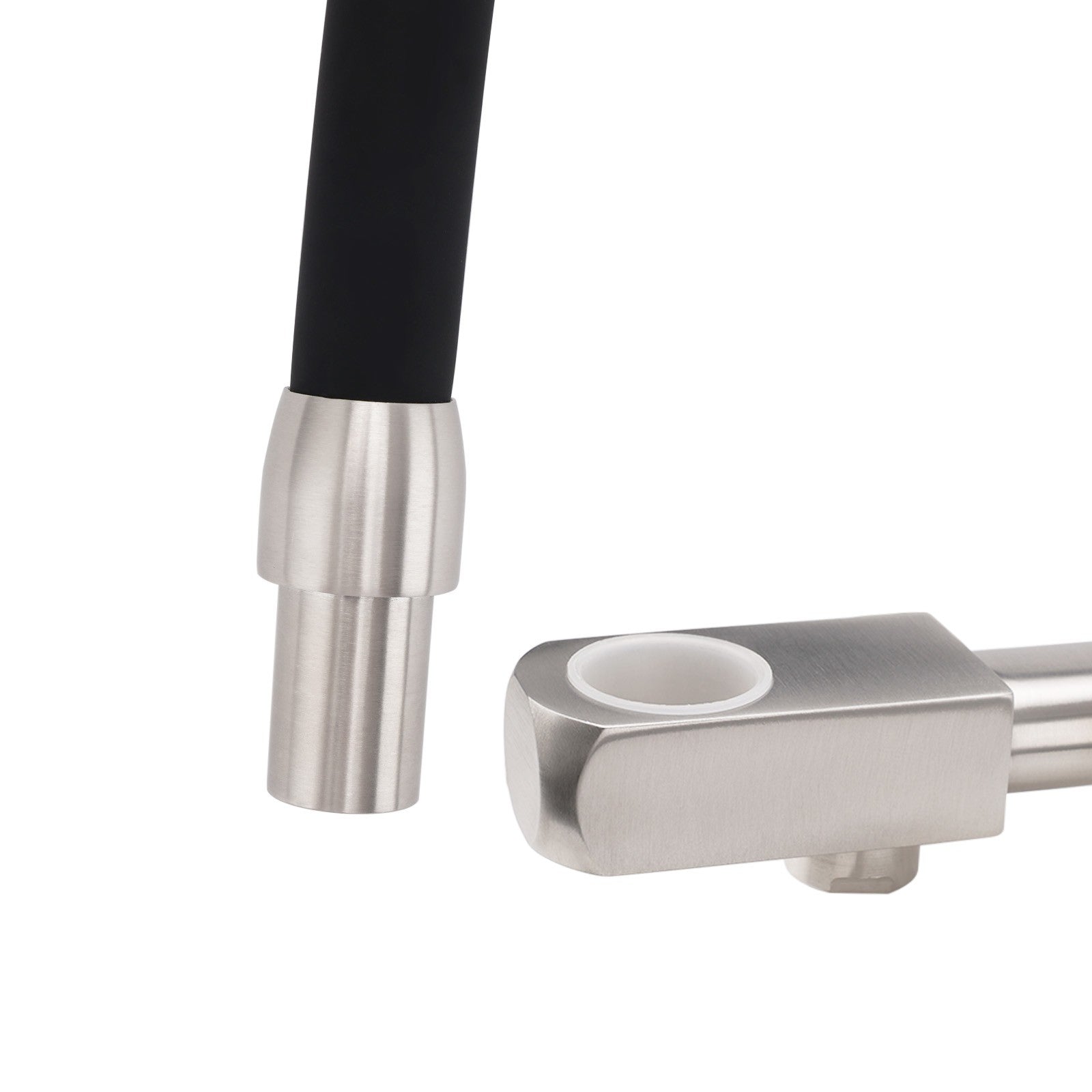 Brushed Nickel 3 Way Pull Down Kitchen Mixer Pure Drinking Water Sink Tap Spout