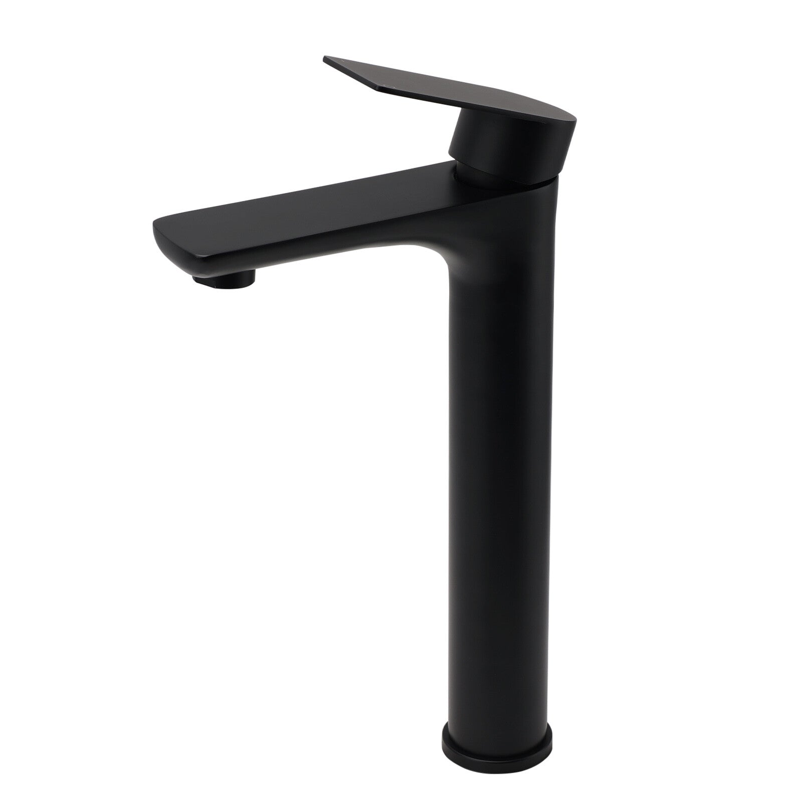 WELS 7.5L/m Rounded Body Basin Mixer Kitchen Vanity Faucet Tap Spout Matte Black