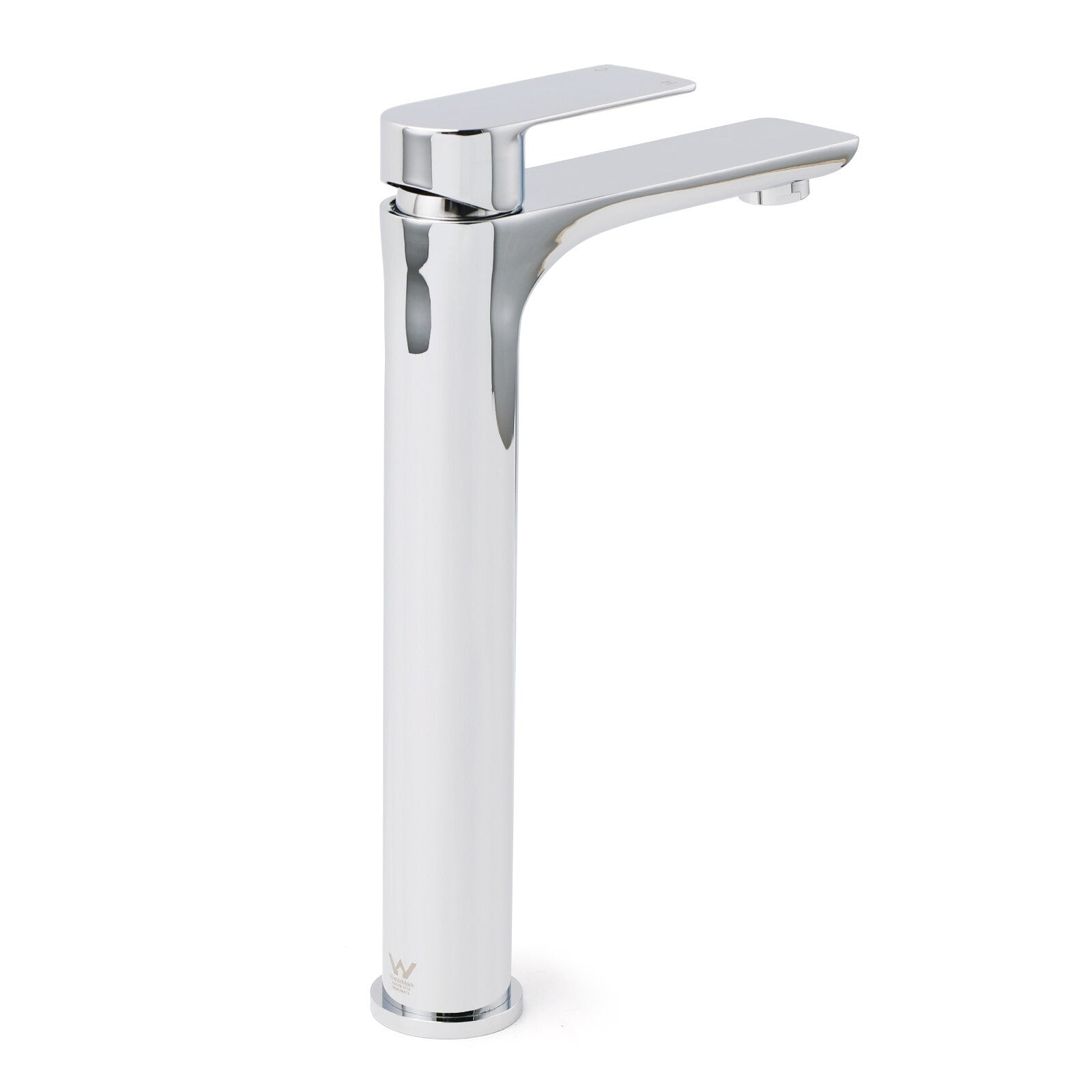 WELS Bathroom Chrome Round Tall Basin Mixer Vanity Faucet Laundry Counter Tap