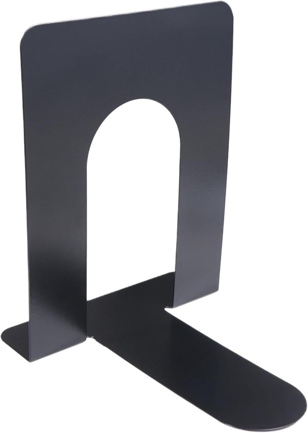 Bookends - Metal - Iron bookshelves - To be used for supporting books and organizing your desk - 13 × 15 × 16.5 cm - Black