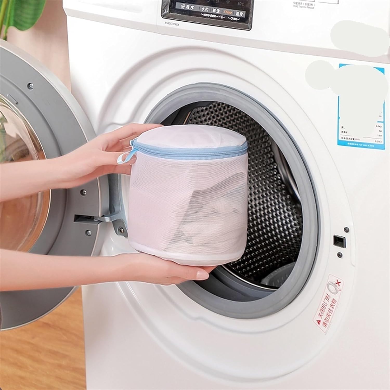 Laundry Bag - Blue Laundry Bags with Zipper - Fine Mesh Storage Bags - Protect Your Laundry and Washing Machine - Laundry Bags for Washing Bras, Underwear, Socks, Baby Clothes, Travel and Storage - Set of 6