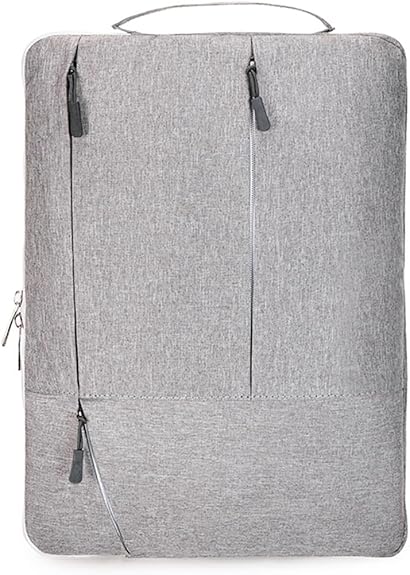 Laptop Case - Suitable for 13/14/15.6 inches - Zippered Laptop Case - Laptop Sleeve - Waterproof Oxford Cloth - Scratch and Wear Resistant, Easy to Carry - Gray