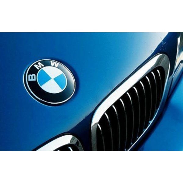 BM-W Emblem Bonnet Logo for Blue and white 82MM hood