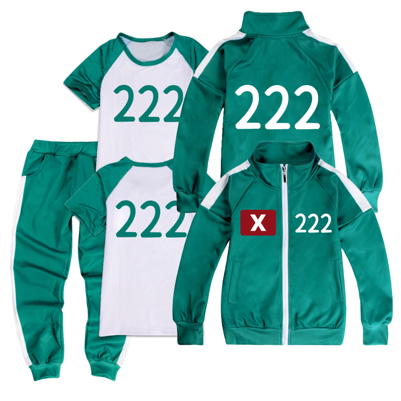 Squid Game, sportswear, complete set with rope 120 140