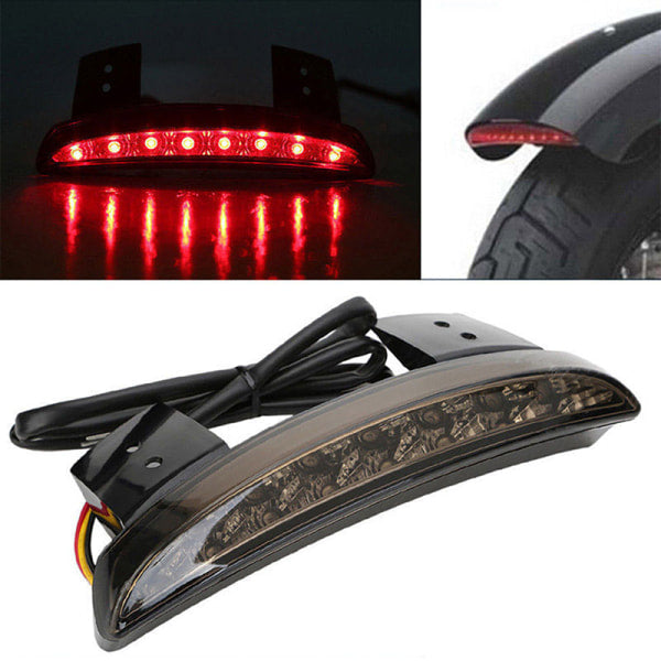 Motorcycle Mount XL883 1200 LED Tail Light Rear Black
