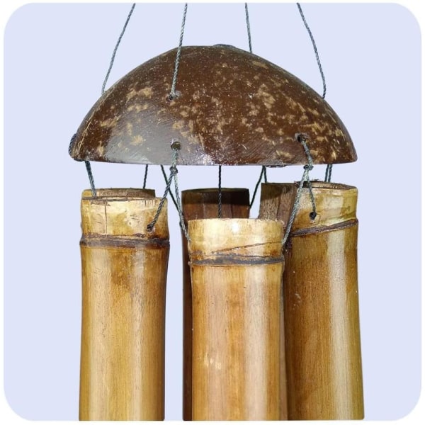 Bamboo wind chime, good sound, decorative for the garden and