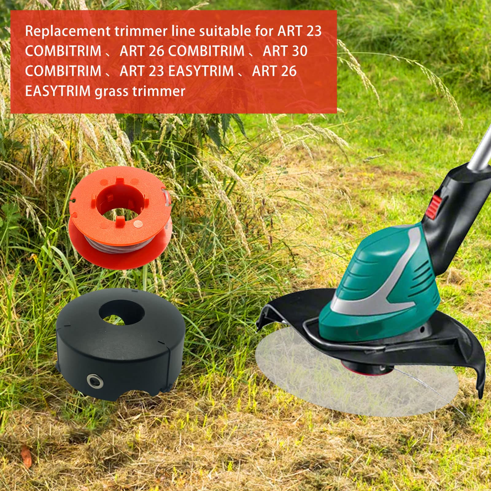 Best selling product!!!INF Trimmer spool for Bosch Grass trimmer Art 23/26/30 Combitrim Multicolor