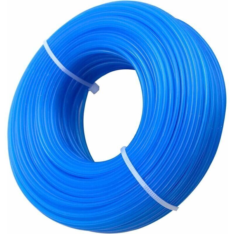 Round Nylon Wire Spool for Trimmer Brushcutter Diameter 1.6 mm Length 100 m, Replacement Wire Trimmer Wire..DEBUNS