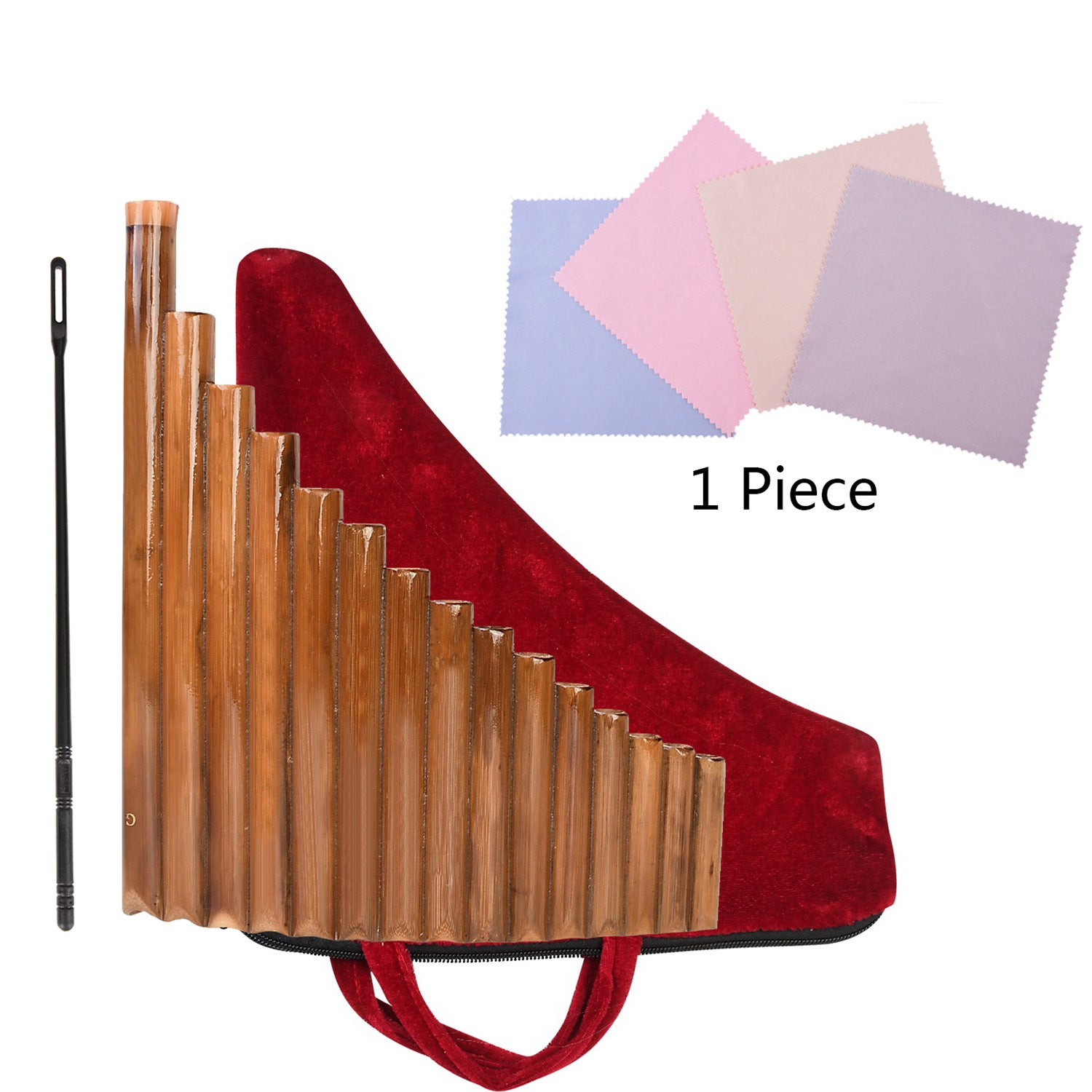 Pan Flute 15 pipes Natural bamboo Wind instrument Pan Flute G-tone Pan Flute Handmade Woodwind instrument