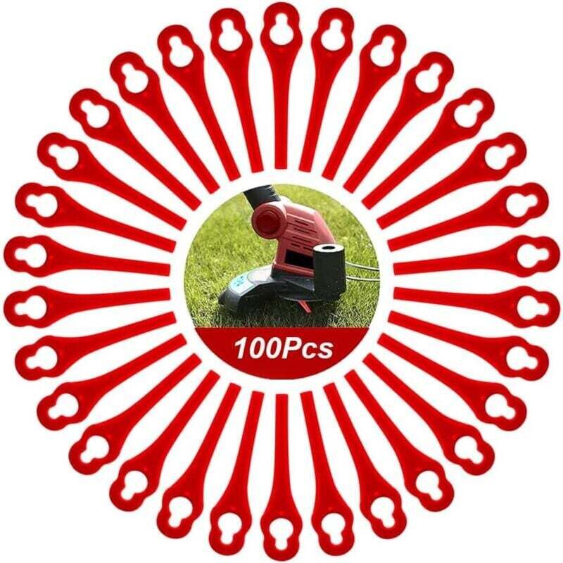 Pack of 100 Replacement Plastic Blades for Florabest LIDL FRTA 20 A1, FAT 18B3, FRT18A..DEBUNS Grass Trimmer
