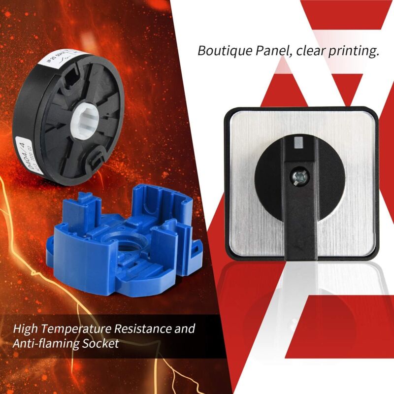 Universal Rotary Cam 20A 3 Positions 8 Terminals 690V Cam Switch