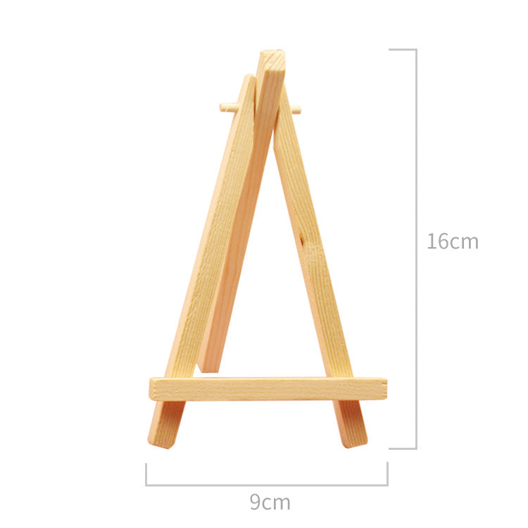 10 pcs Mini easels, wooden board display, photo memo holder, place card holder, 9*16 cm