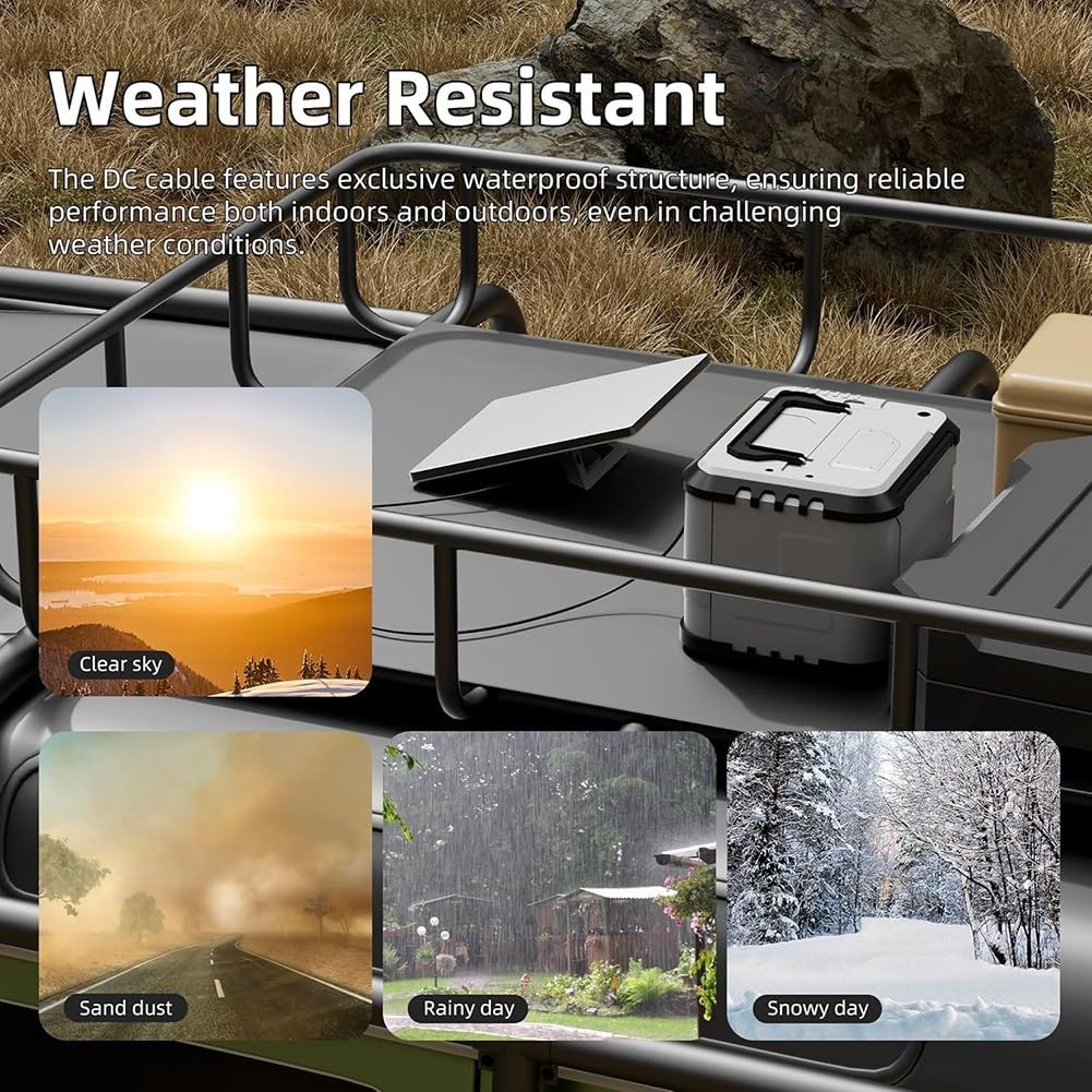 Power Cable compatible with Starlink Mini, Waterproof DC Male to USB-C (2 m) 2M