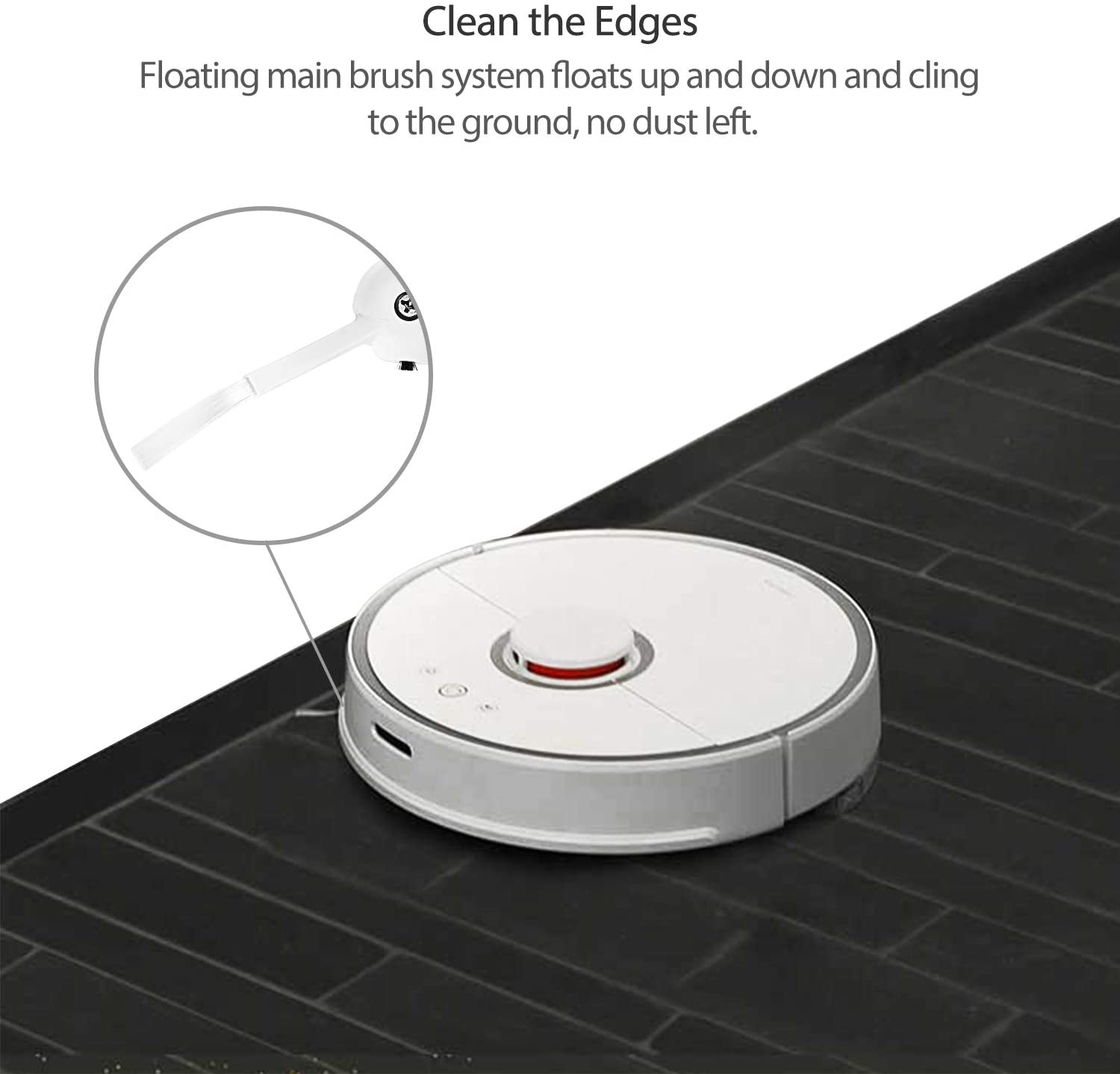Accessory Kit Compatible with Xiaomi Roborock E4, S5, S5 Max, S50, S51, S55, 11 Pieces