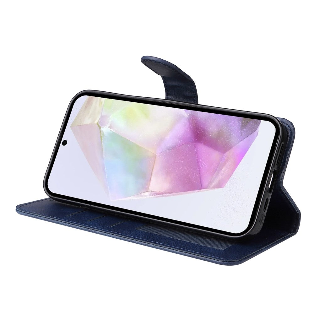 PU Leather Wallet Case Compatible with Samsung A56 5G - More Colors Available Blue Blue