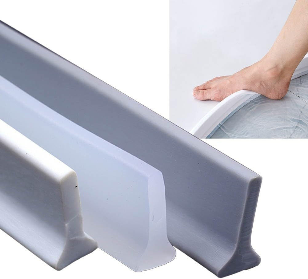 Shower Threshold / Water Barrier – Self-adhesive shower strip – 2m Grey