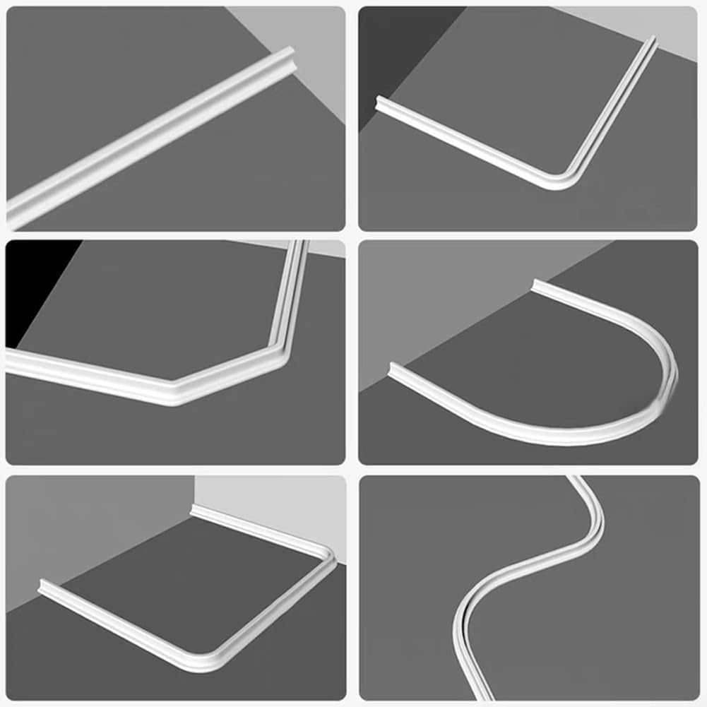 Shower Threshold / Water Barrier – Self-Adhesive Shower Strip – 2m White