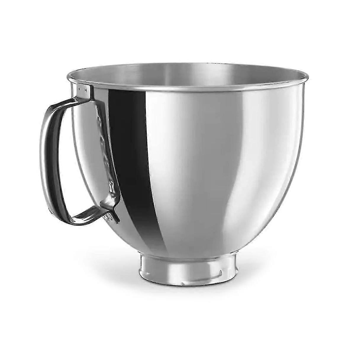 Stainless Bowl for KitchenAid Classic & Artisan Series 4.5-5 QT Tilt-Head Mixer, 5 Quart 304 Stainless Bowl