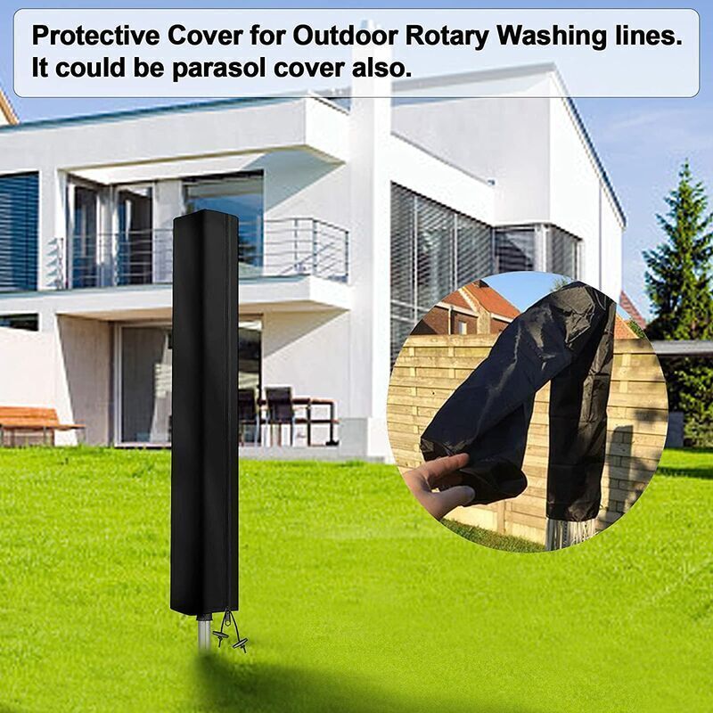 Brabantia Drying Rack Cover, Waterproof Protective Cover for Brabantia Drying Rack, 160x15x15cm, Outdoor Use