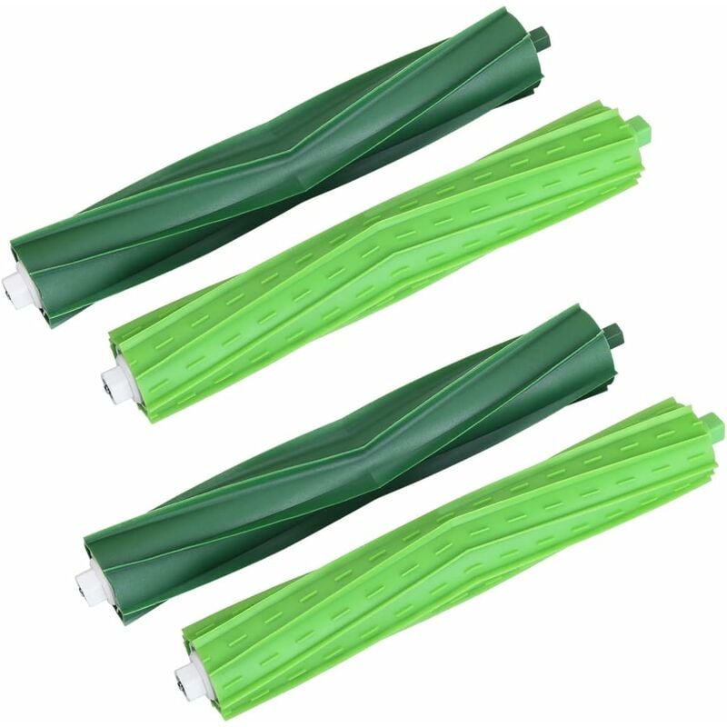 Package Multi-Surface Rubber Brushes Vacuum Cleaner Accessories for iRobot Roomba E5 E6 i7 i7 plus i8 i8+ i6 i6+ i4 i4 and Other Vacuum Cleaner Series