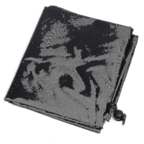 Waterproof Cover 112cm Outdoor Round Black Patio Fire Pit Cover