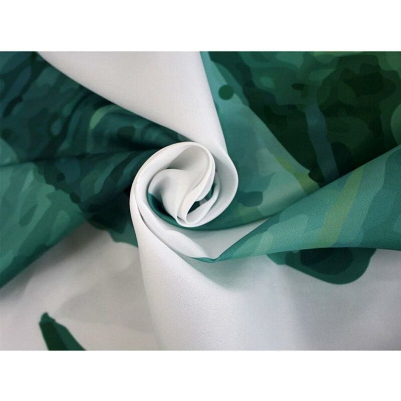 Waterproof Shower Curtain for Beach with Elegant Pattern, Anti-Mildew, 200x240 cm