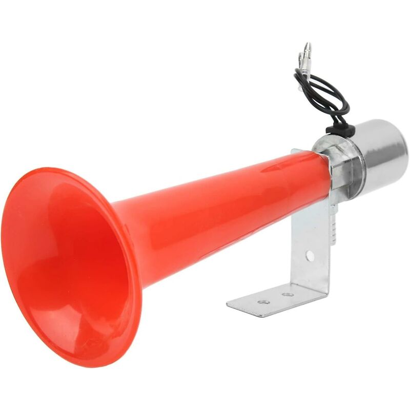 12V 24V Turkish Horn, 180dB Red Universal Truck Horn for SUVs Motorcycles Caravans