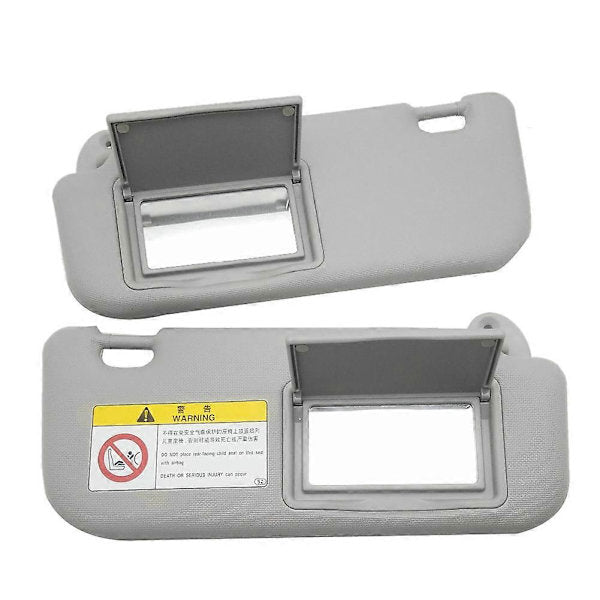 Car Visor for 2014 2015 2016 2017 74320-02B21 74310-02K91 with Mirror Car Accessories Gray
