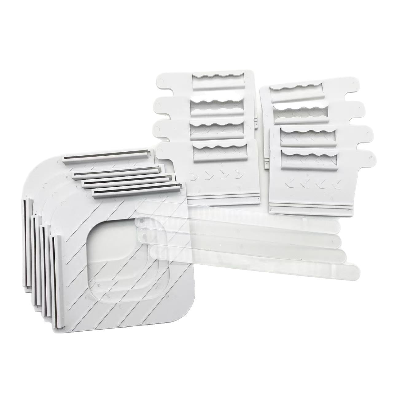 Invisible Sheet and Bed Cover Fastener, Removable and Storable, Keeps Sheets Tight, Sheet Clips for Daily Use White (set of 4)