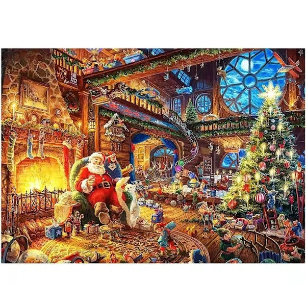 Puzzle Advent Calendar 2024 - Christmas Puzzle with 1008 Pieces Multicolored